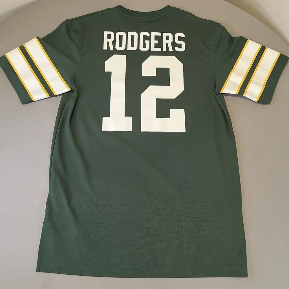 Green Bay Packers Aaron Roger’s #12 Blade Collar Large Football Jersey - Picture 2 of 8